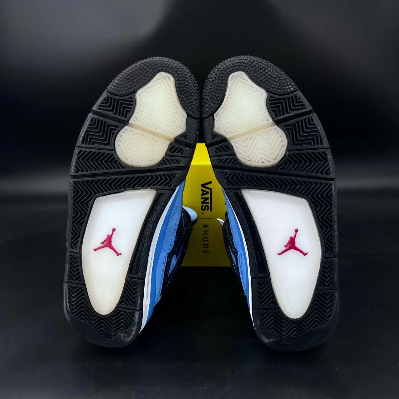 Nike Jordan 4 TS Blue Suede 41 2W, Like New CH2027 Size US 8 / EU 41 - 4 Thumbnail