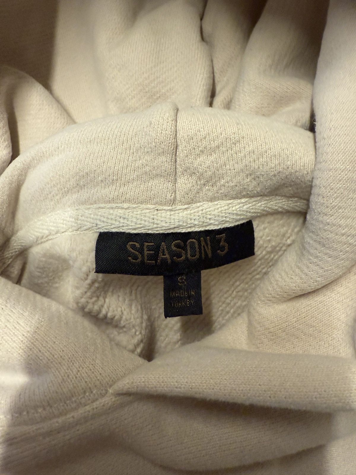 Yeezy Yeezy Season 3 Off-White Cotton Hoodie Size US XS / EU 42 / 0 - 4 Thumbnail