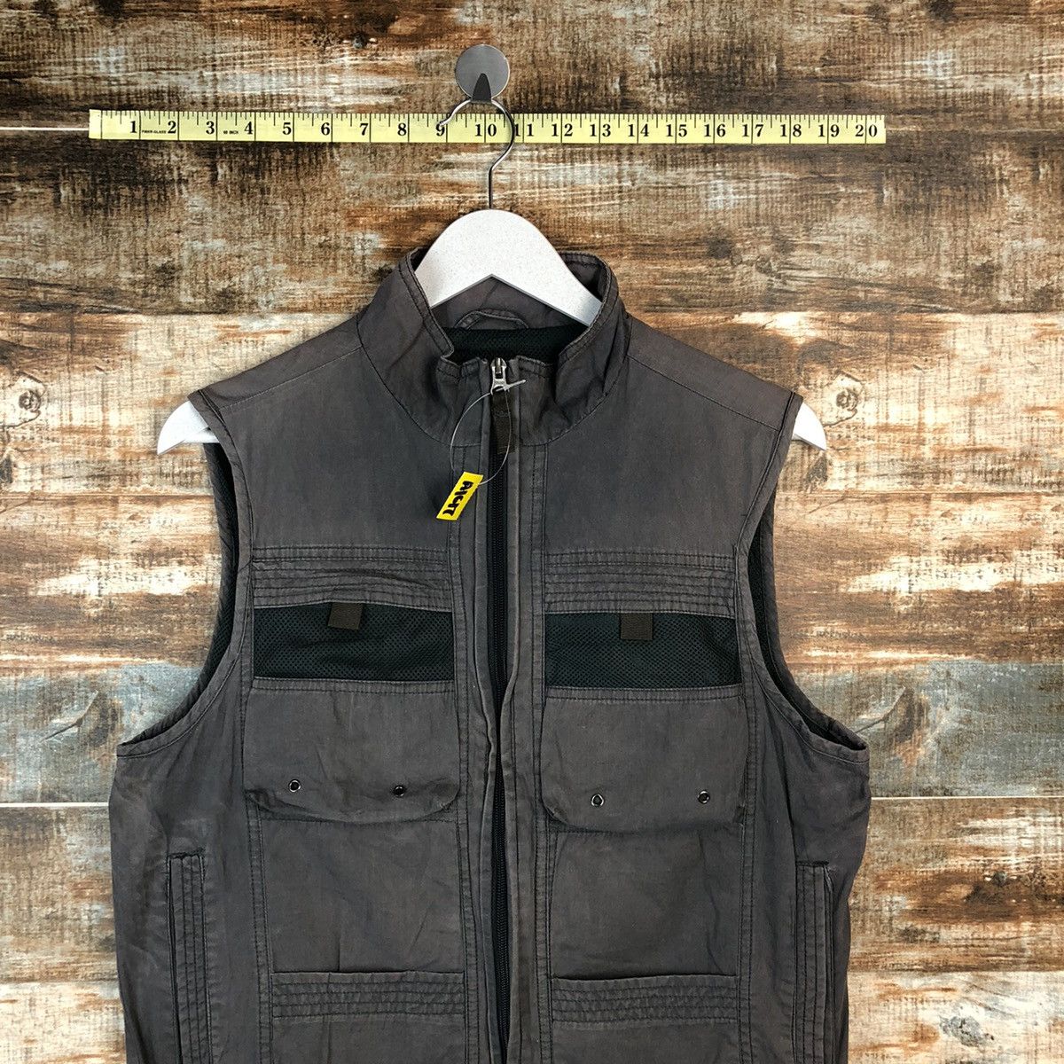 Faded Glory × Japanese Brand First Down faded Grey multipocket Vest #A1617 Size US M / EU 48-50 / 2 - 2 Thumbnail