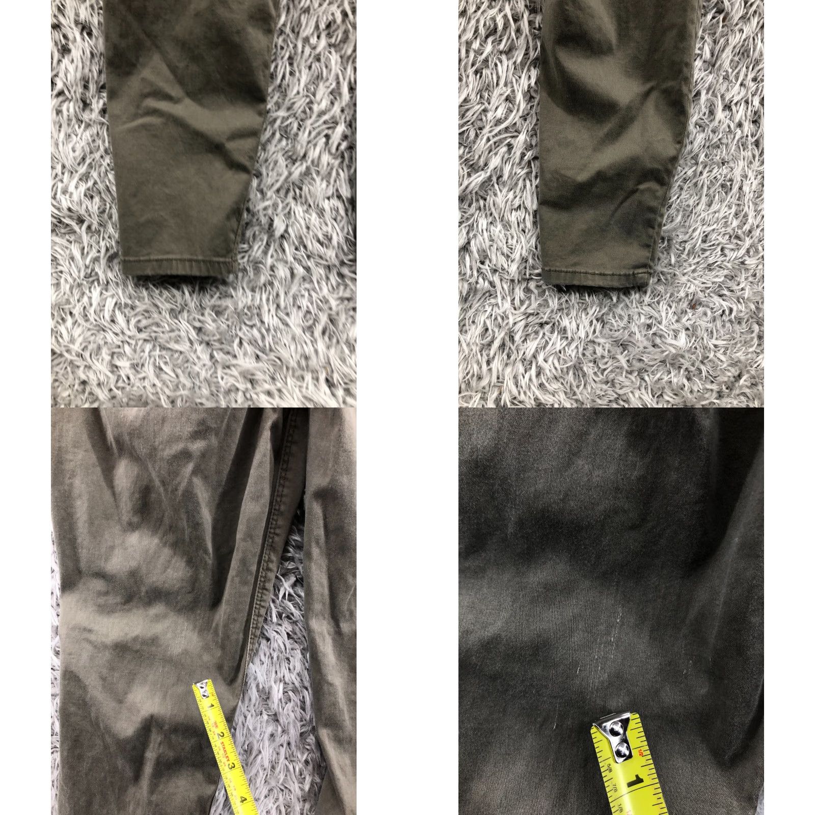 Vintage Angels Womens Pants Size 10 Mid Rise Skinny Ankle Green Size 32" / US 10 / IT 46 - 8 Thumbnail