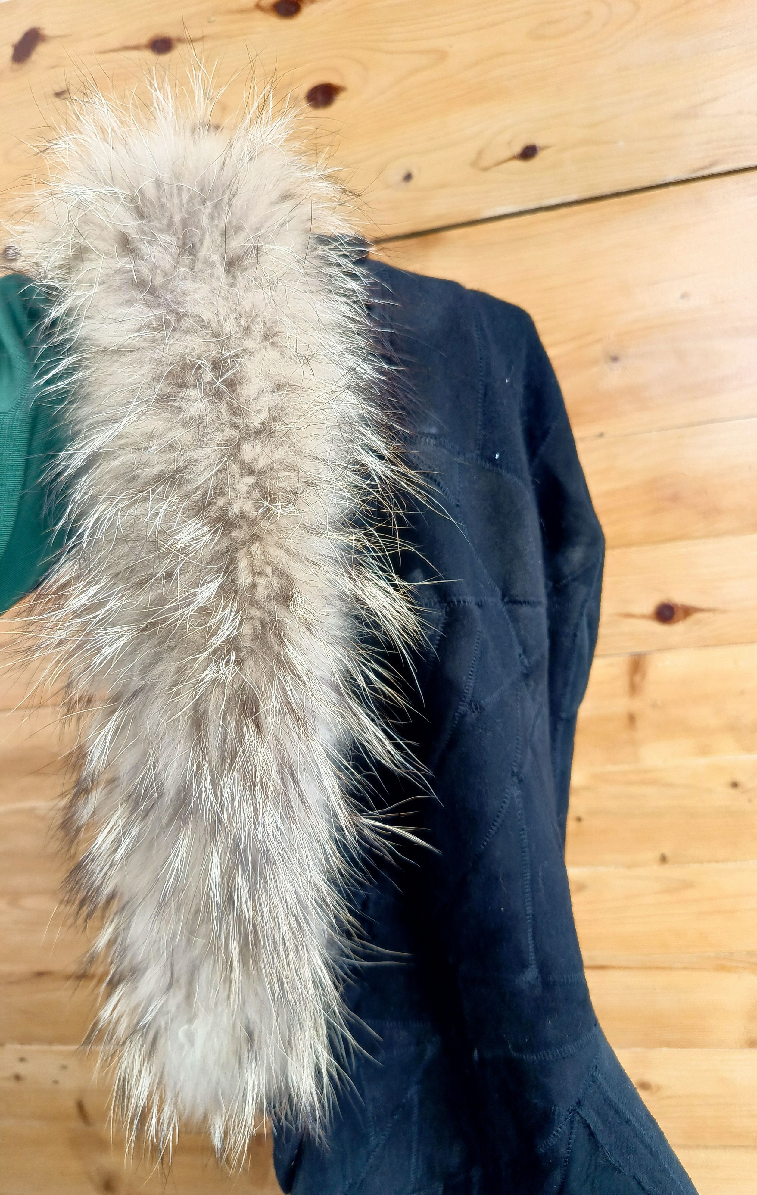 14th Addiction 14th Addiction Fur Hoodie PATCHWORK Leather Coat Size US XS / EU 42 / 0 - 4 Thumbnail