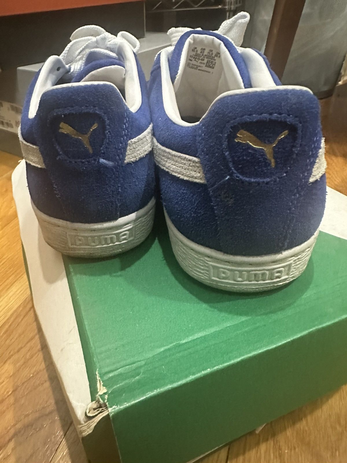 Puma Puma Suede Classic Blue White Size 11.5 With Box Size US 11.5 / EU 44-45 - 4 Thumbnail