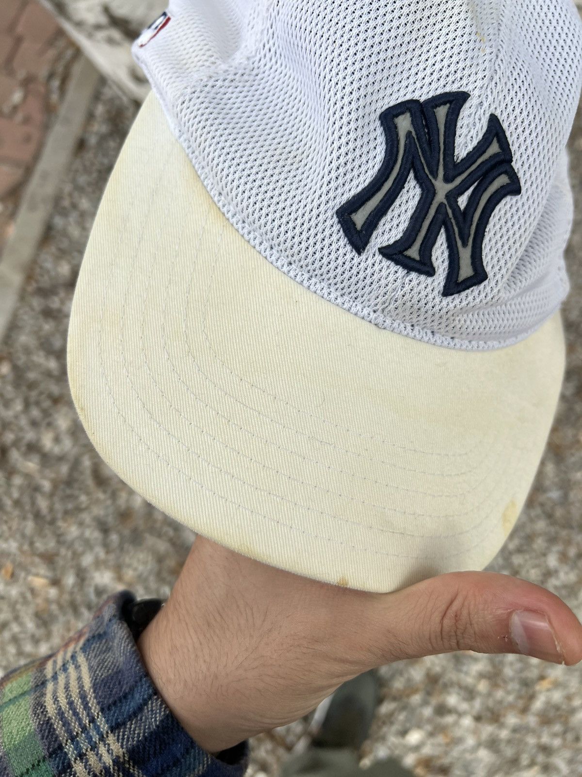 Vintage VERY RARE ADIDAS NEW YORK YANKEES MLB CAP RETRO Y2K 90s NY Size ONE SIZE - 6 Thumbnail