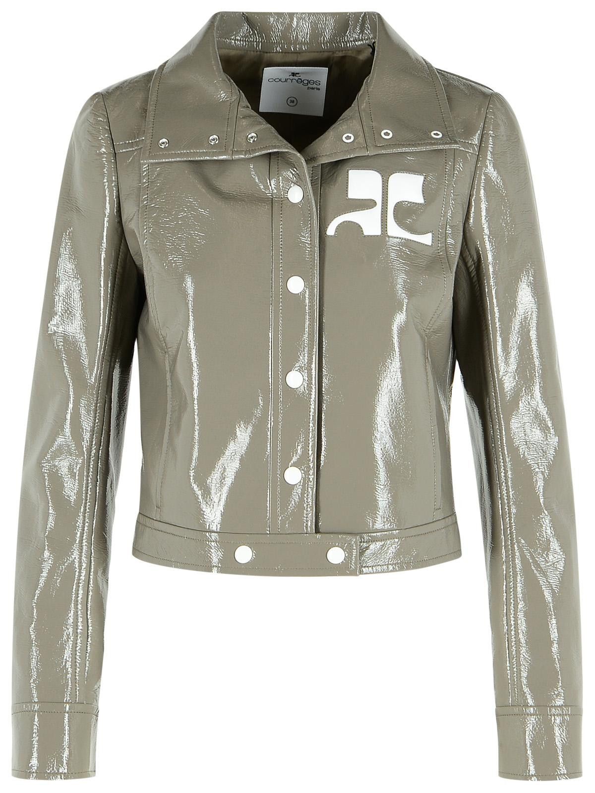 Courreges COURREGES 'Reedition' Grey Cotton Blend Jacket Size S / US 4 / IT 40 - 1 Thumbnail