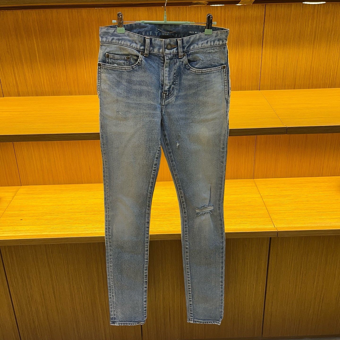 Saint Laurent Paris Saint Laurent Distressed Denim Jeans Size 28 Size US 28 / EU 44 - 1 Thumbnail