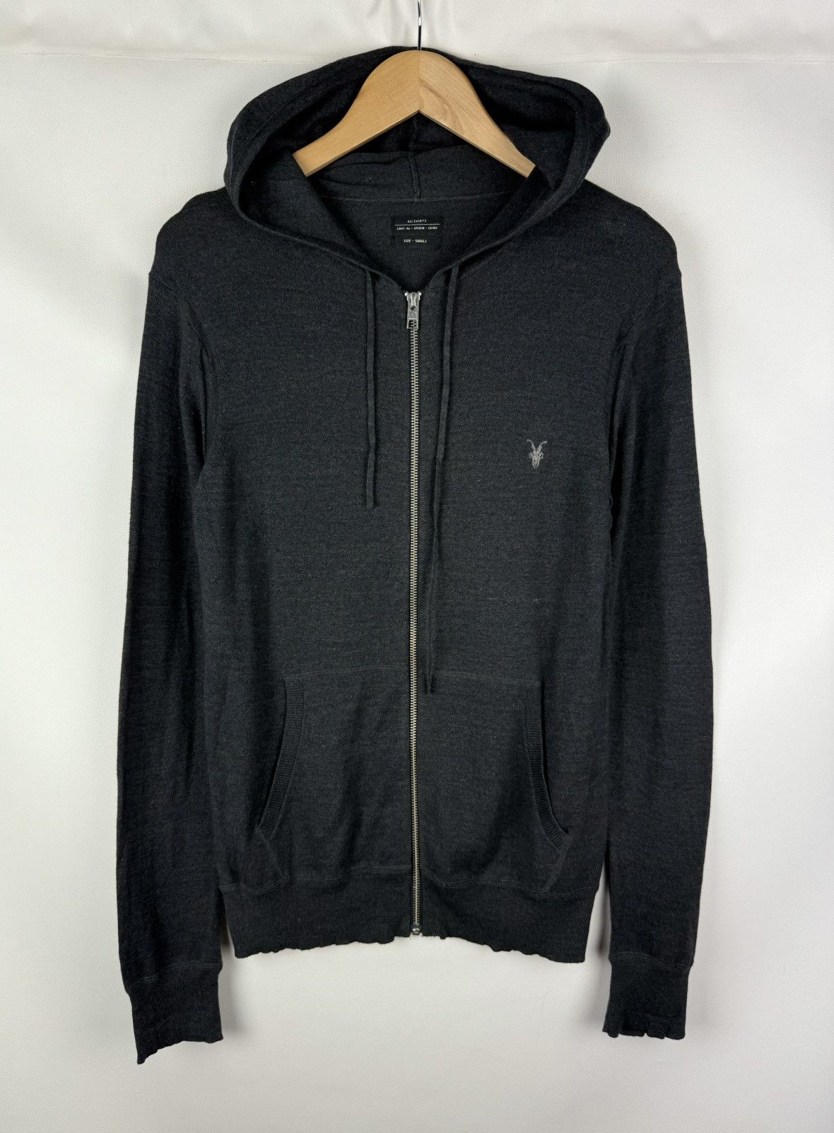 Allsaints × Japanese Brand Allsaints Fritz Hoody Men’s Full Zip Hoodie Size S Size US S / EU 44-46 / 1 - 1 Thumbnail