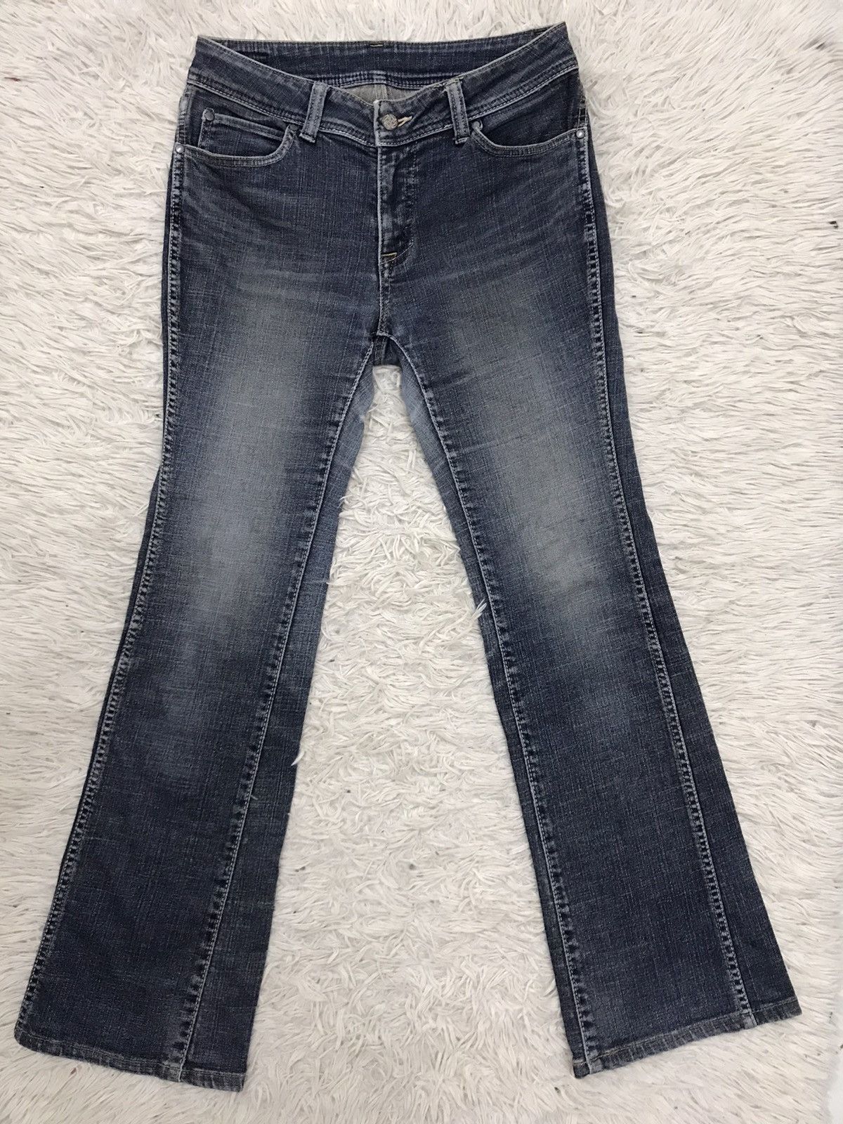 Japanese Brand Vintage Georgia Love Flare Denim Jeans Size US 28 / EU 44 - 1 Thumbnail