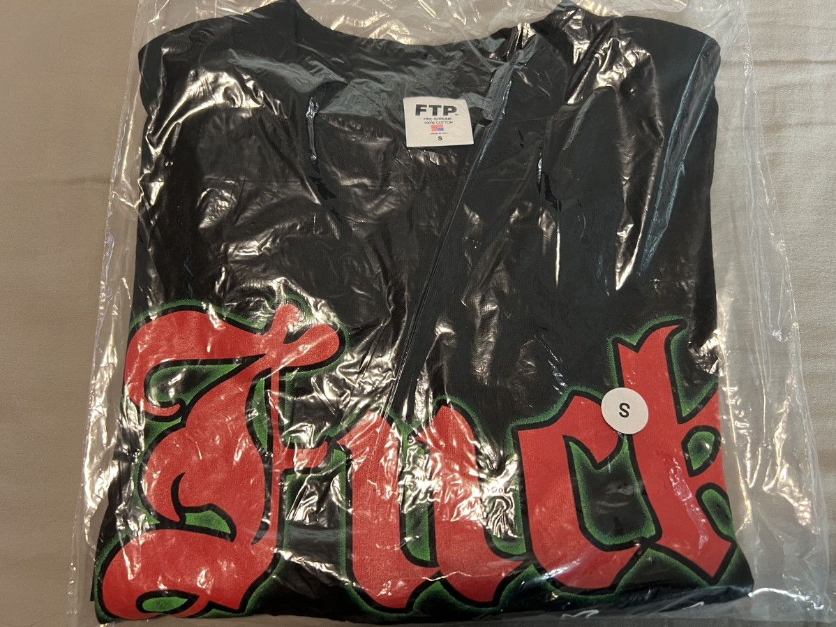 Fuck The Population FTP Flaming Skull Tee Sz Small Black Size US S / EU 44-46 / 1 - 2 Thumbnail
