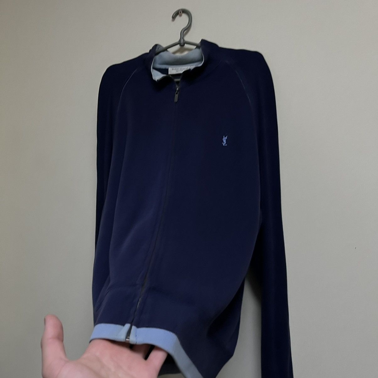 Yves Saint Laurent Vintage Yves Saint Laurent Full Zip Fleece Sweatshirt YSL Size US XL / EU 56 / 4 - 8 Thumbnail