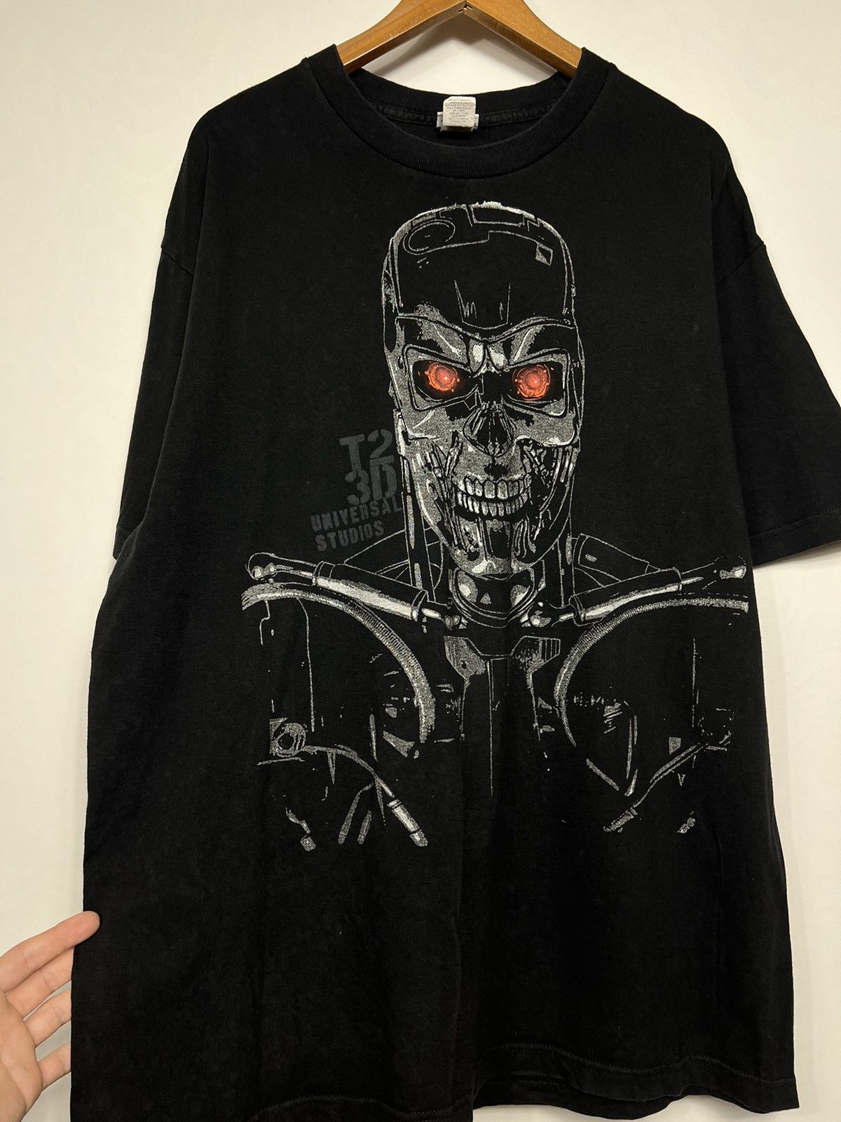 Vintage Vintage 1996 Terminator T2 3D Universal Movie Promo T-shirt Size US XL / EU 56 / 4 - 4 Thumbnail