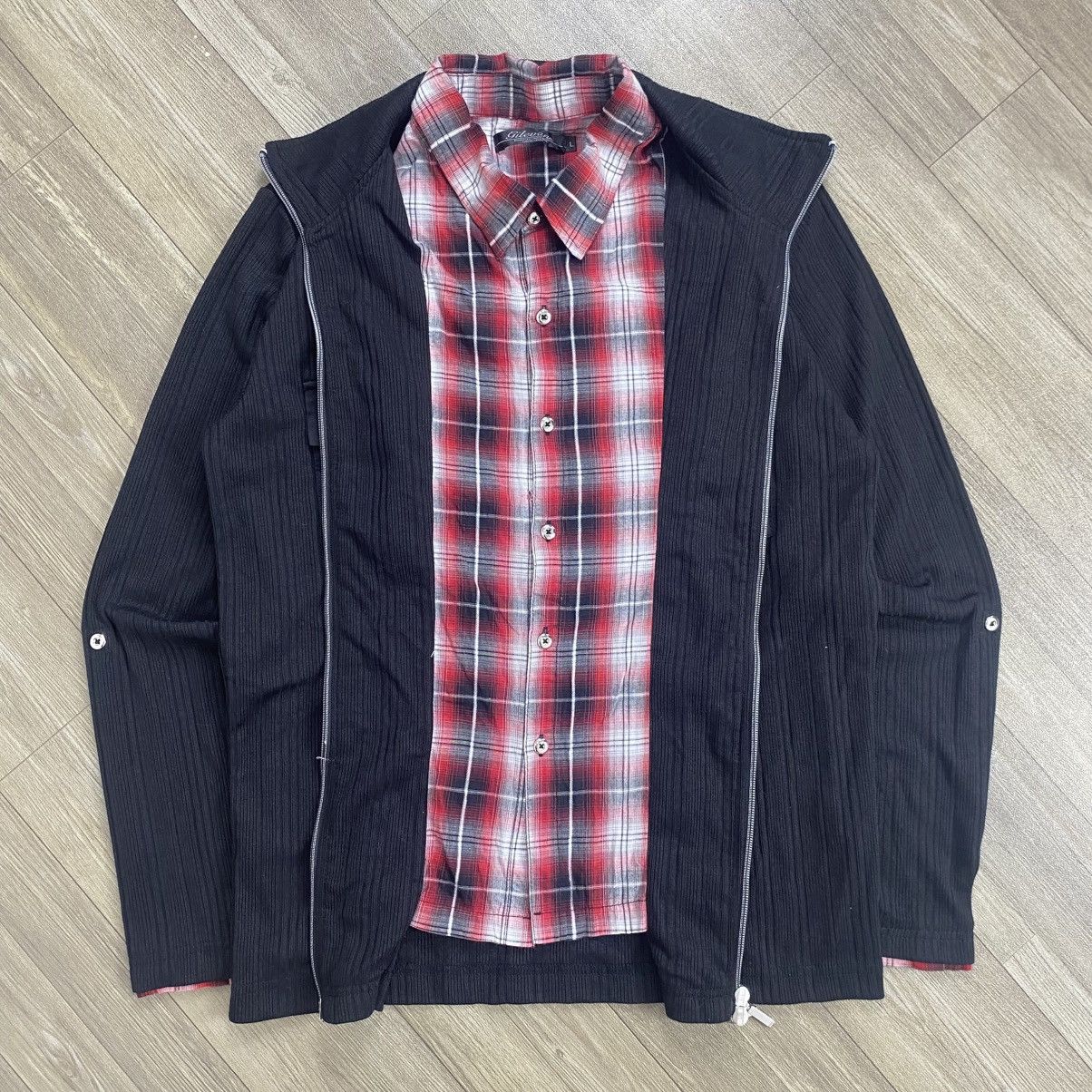 If Six Was Nine × Japanese Brand × Le Grande Bleu (L.G.B.) Gilevans double layers jacket grunge lgb if six was nine Size US L / EU 52-54 / 3 - 1 Thumbnail