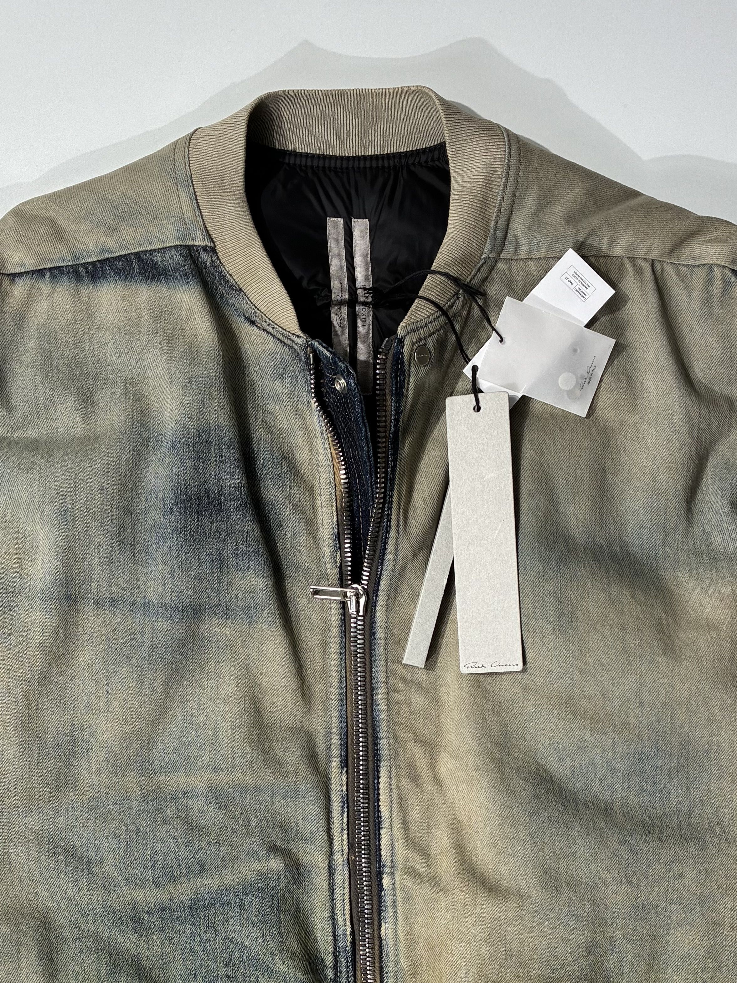 Rick Owens RICK OWENS JUMBO PETER FLIGHT BOMBER PEARL/ACID DEGRADE Size XS / US 0-2 / IT 36-38 - 2 Thumbnail
