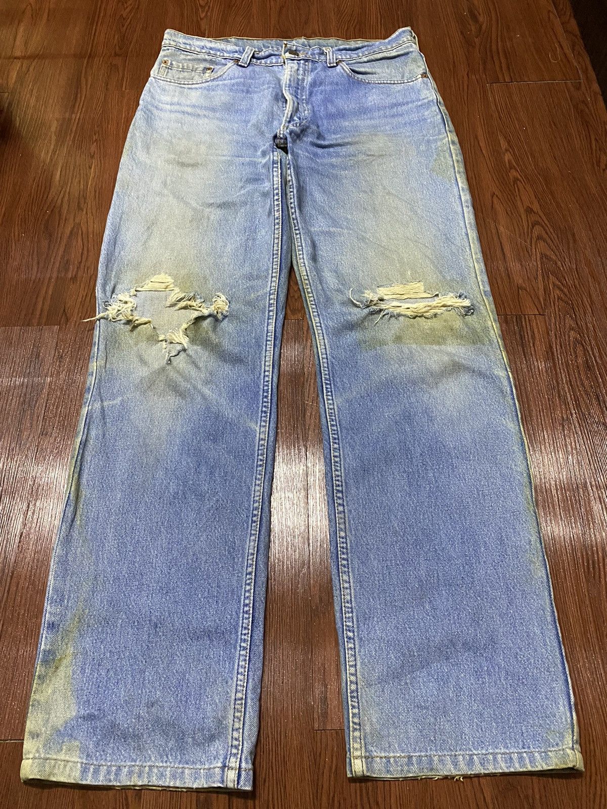 Vintage Levis515 Grunge Style Distressed Loose Jeans