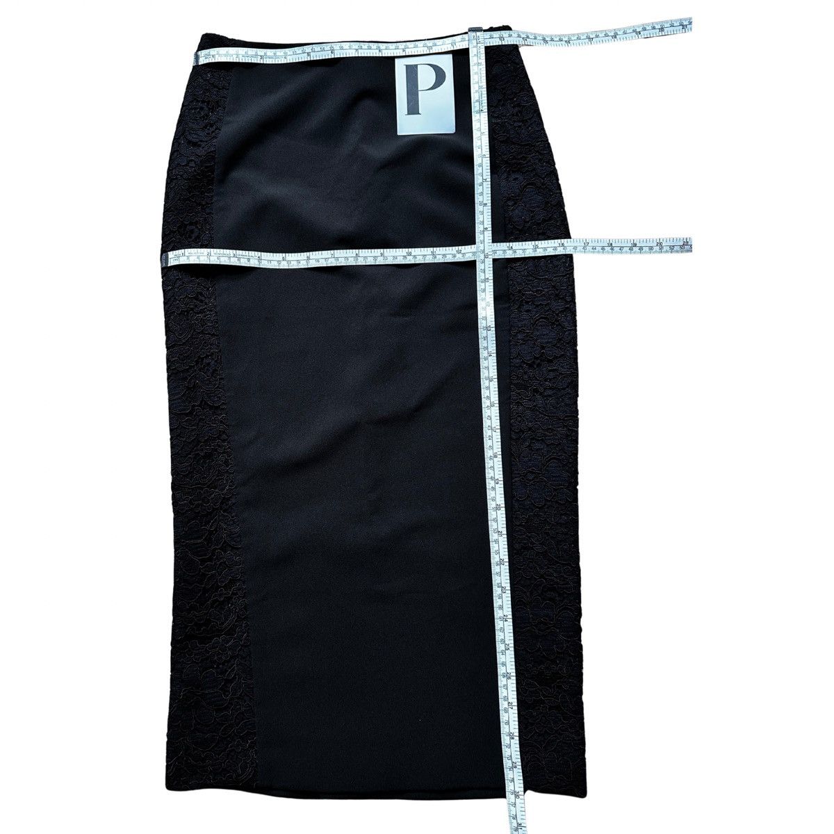 Other Paulie Midnight Lace Pencil Skirt Size 28" / US 6 / IT 42 - 6 Thumbnail