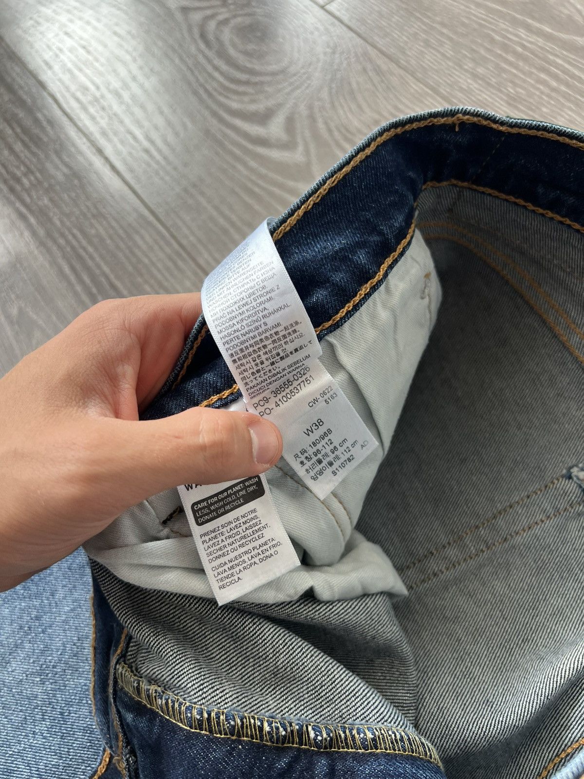Levi's Levis Rare Blue Denim 511 Red R Tab Jeans Short Size US 38 / EU 54 - 11 Thumbnail