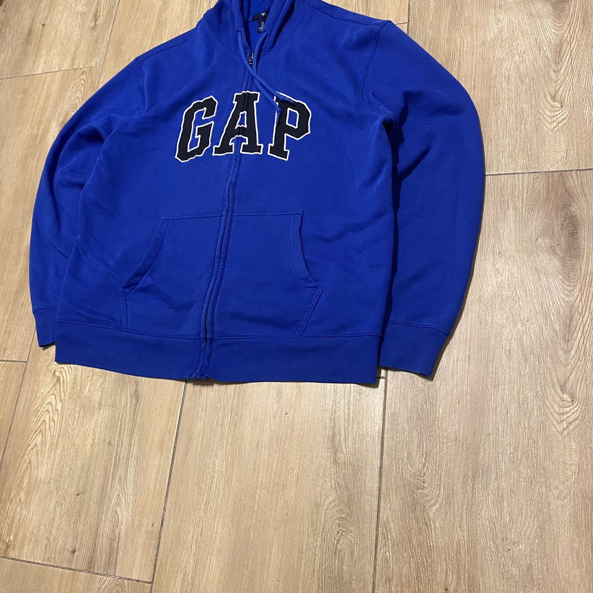 Other Vintage Gap Big Central Logo Full Zip Hoodie Size US L / EU 52-54 / 3 - 3 Thumbnail