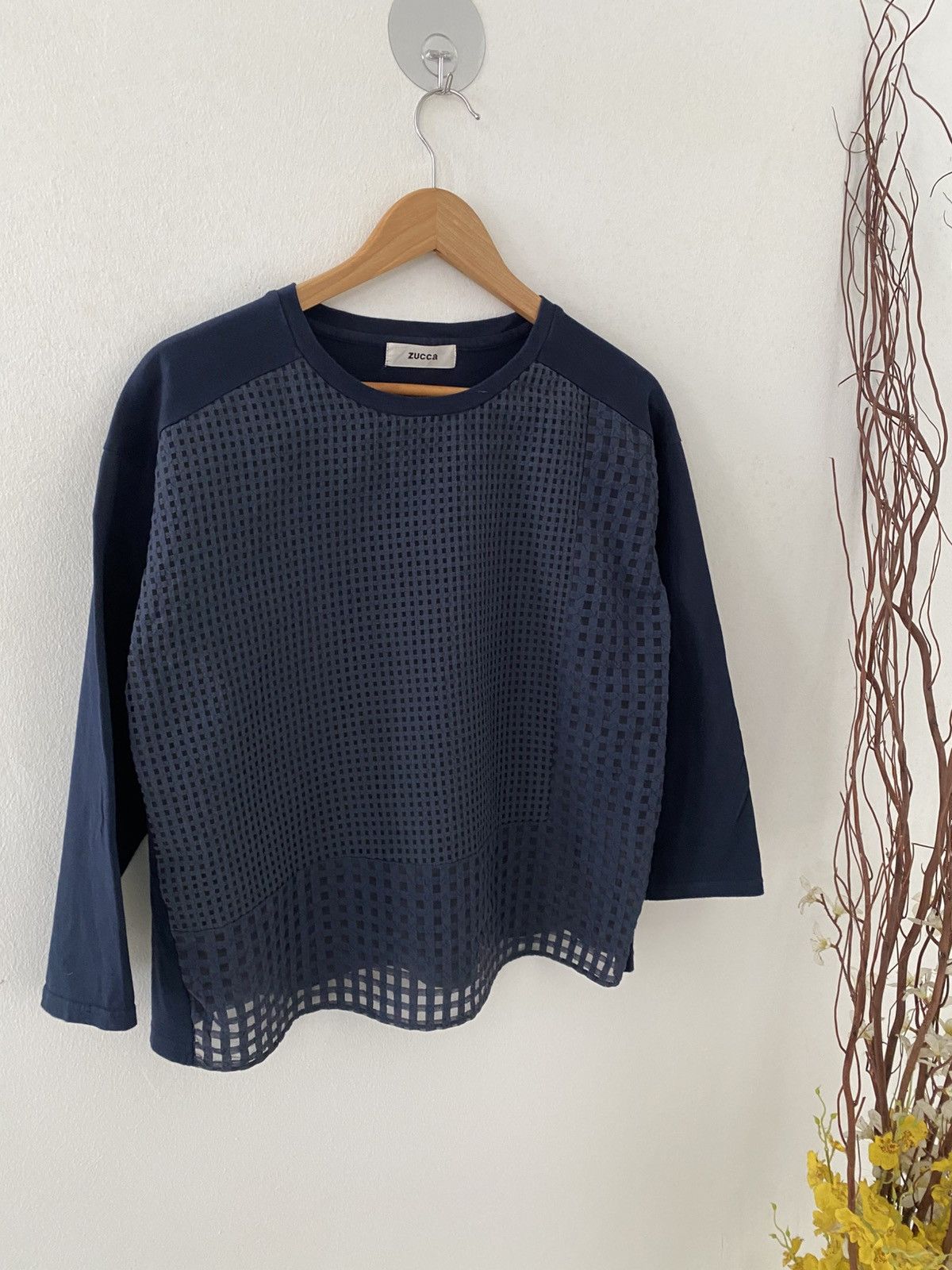 Issey Miyake × Zucca Zucca Miyakee L/S blue colour nice design Size US M / EU 48-50 / 2 - 11 Thumbnail