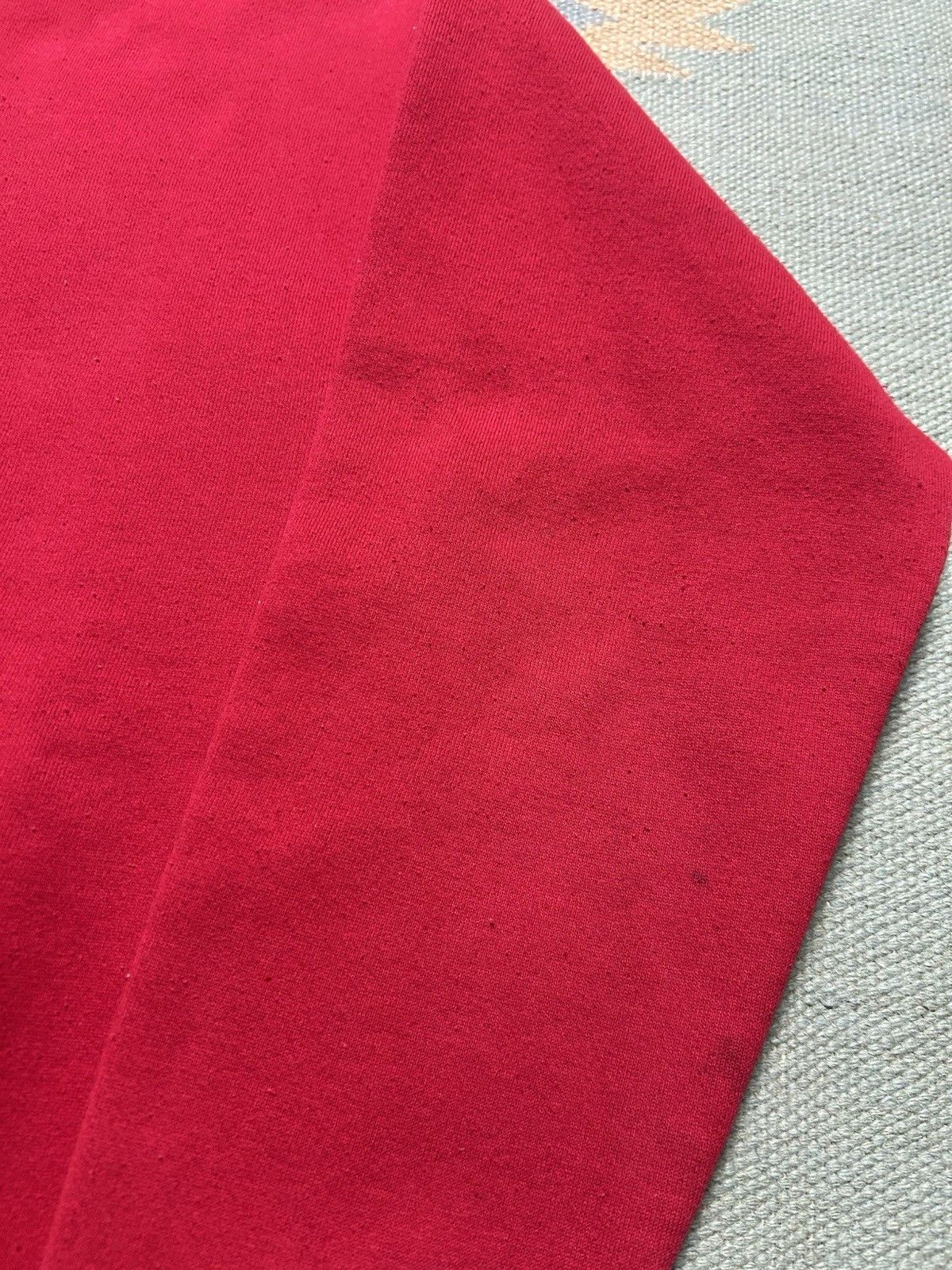 Vintage Vintage 90s sweatshirt Lee sturdy heavyweight blank red XL Size US XL / EU 56 / 4 - 3 Thumbnail