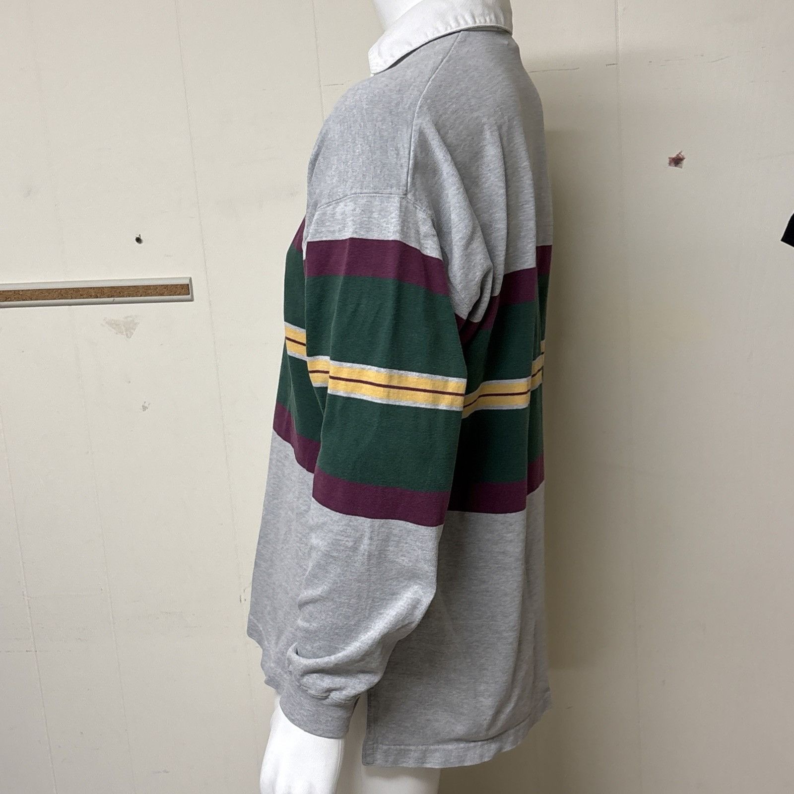 Eddie Bauer Eddie Bauer Mens Large Polo Rugby Shirt Long Sleeve Striped Size US L / EU 52-54 / 3 - 2 Thumbnail