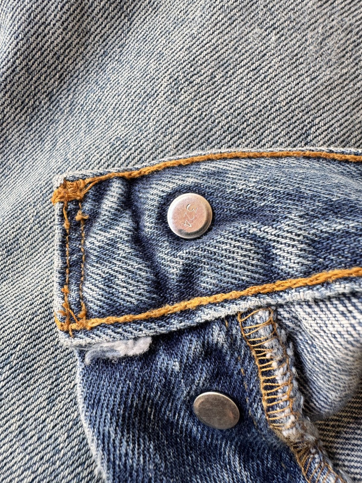 Levi's × Vintage Y2K LEVIS 501 RUGGED JEANS Size US 34 / EU 50 - 8 Thumbnail