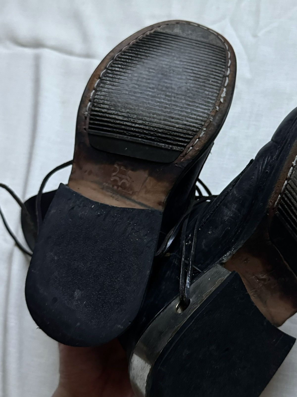 Dirk Bikkembergs Metal Lace-Through Heels Size US 8.5 / EU 41-42 - 7 Thumbnail