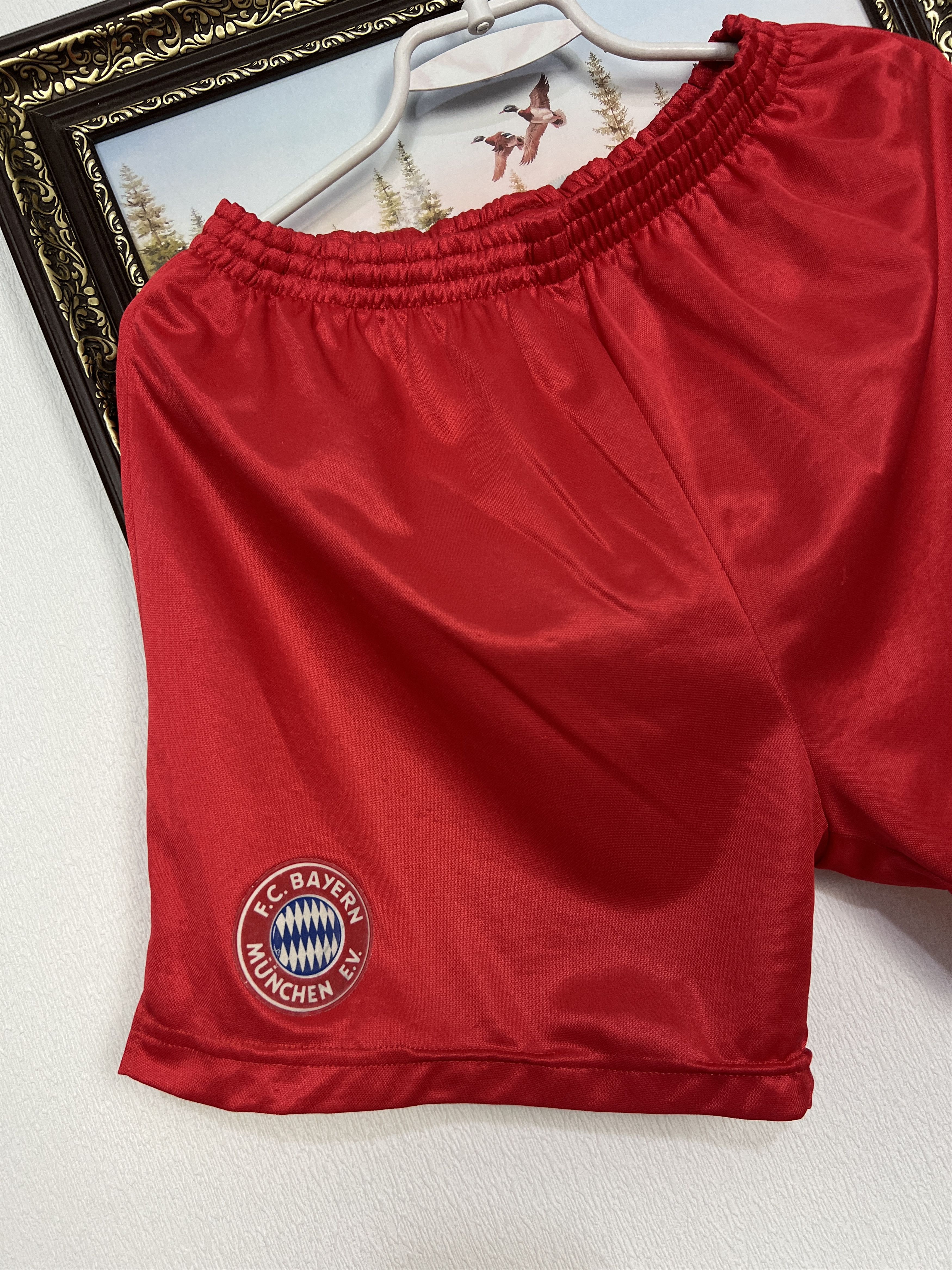 Adidas Vintage 90's Adidas Bayern Munich Football Shorts Soccer M Size US 32 / EU 48 - 3 Thumbnail