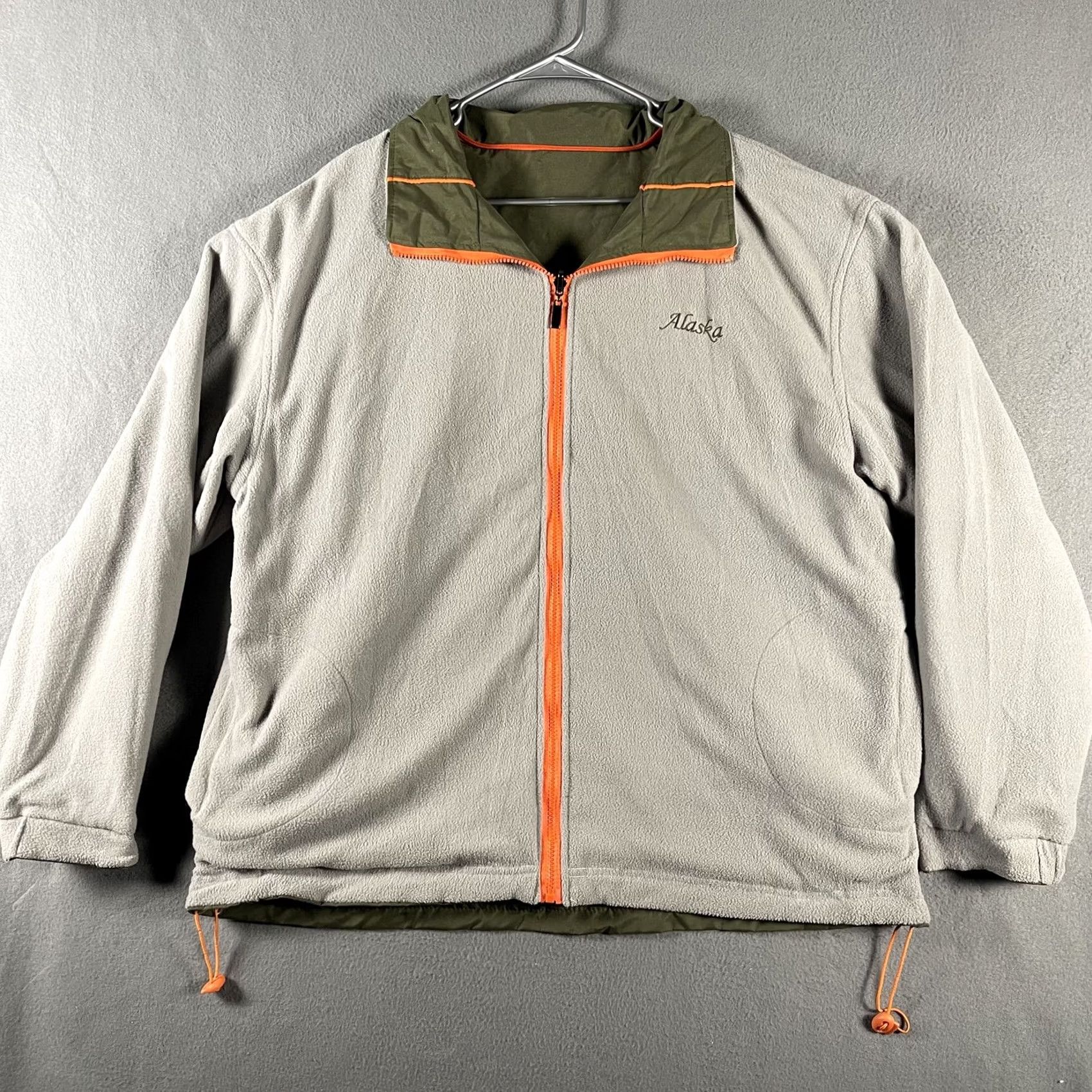 Vintage Arctic Circle Enterprises Jacket Mens Large Green Reversible Fleece Lined Windbreaker Coat Size US L / EU 52-54 / 3 - 7 Thumbnail