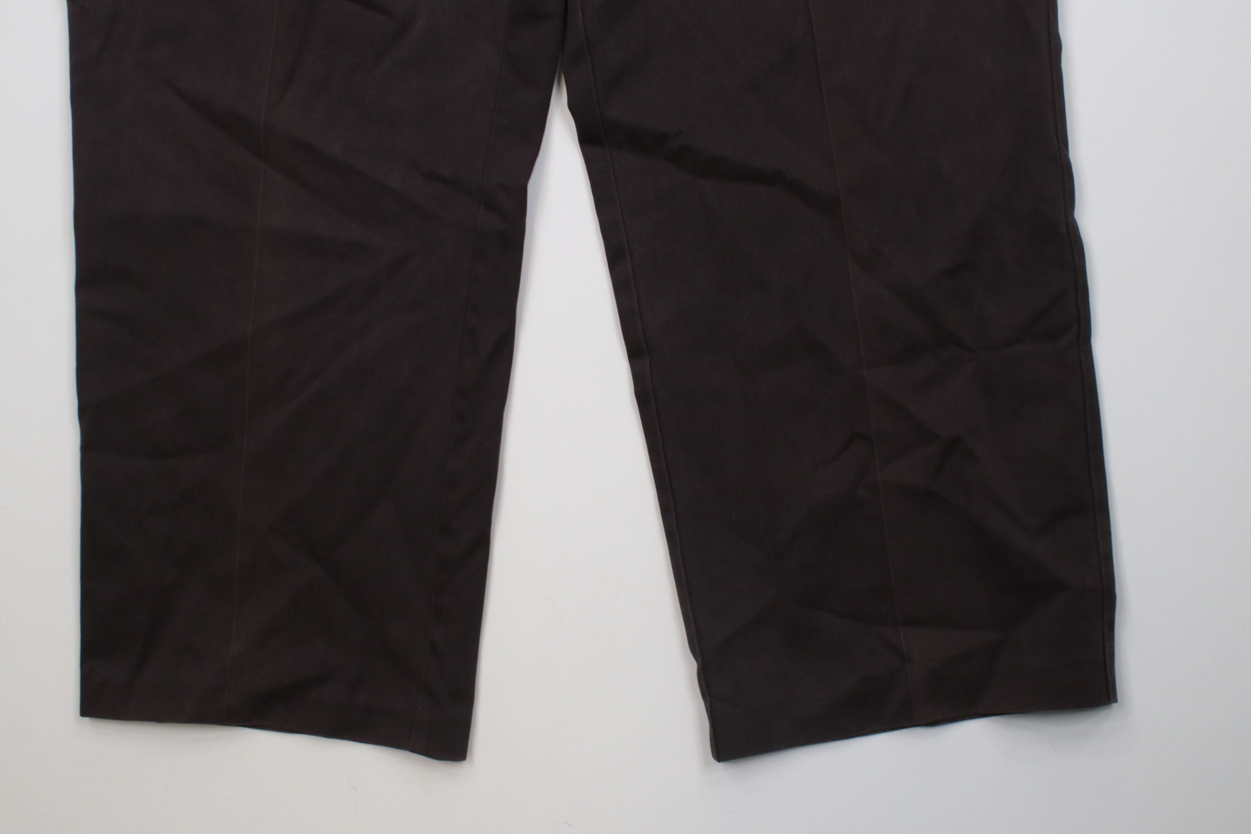 Tommy Hilfiger Vintage 90s Tommy Hilfiger Baggy Wide Leg Chino Pants Brown Size US 44 / EU 60 - 4 Thumbnail