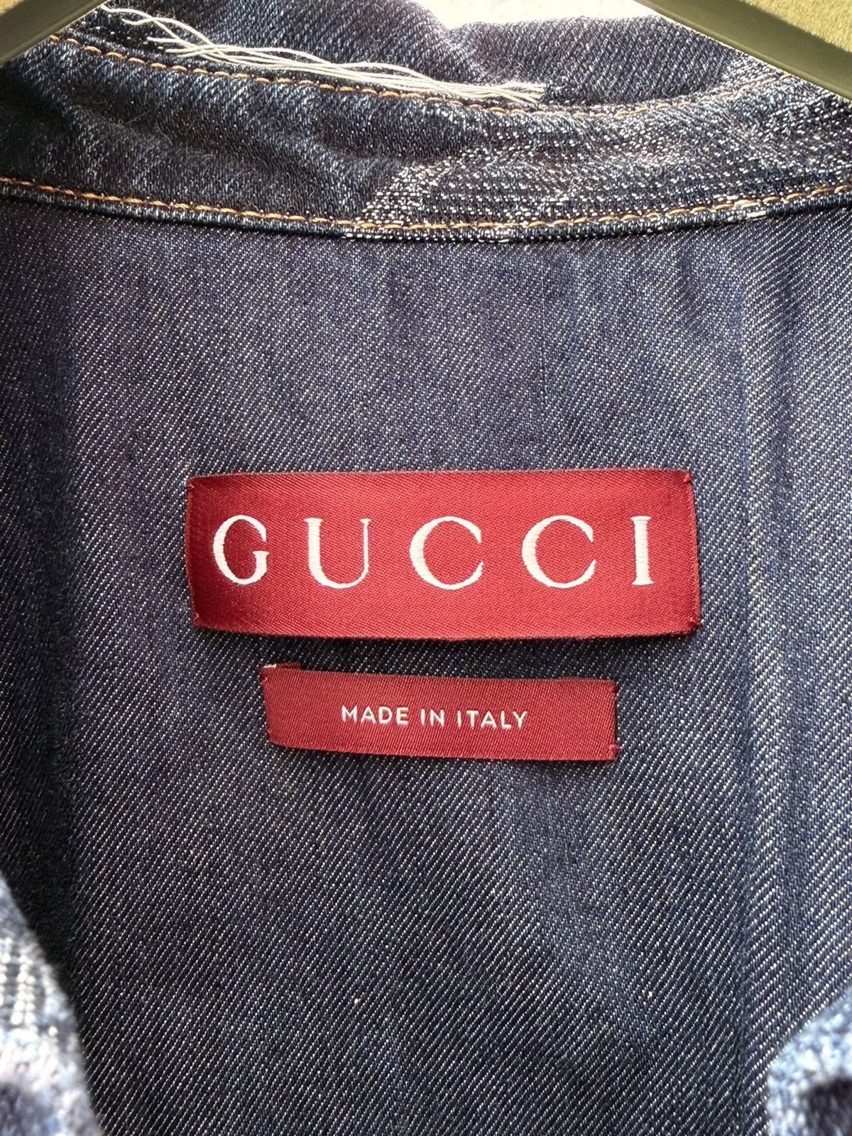 Gucci Gucci Oversized Denim Jacket Size US M / EU 48-50 / 2 - 13 Thumbnail