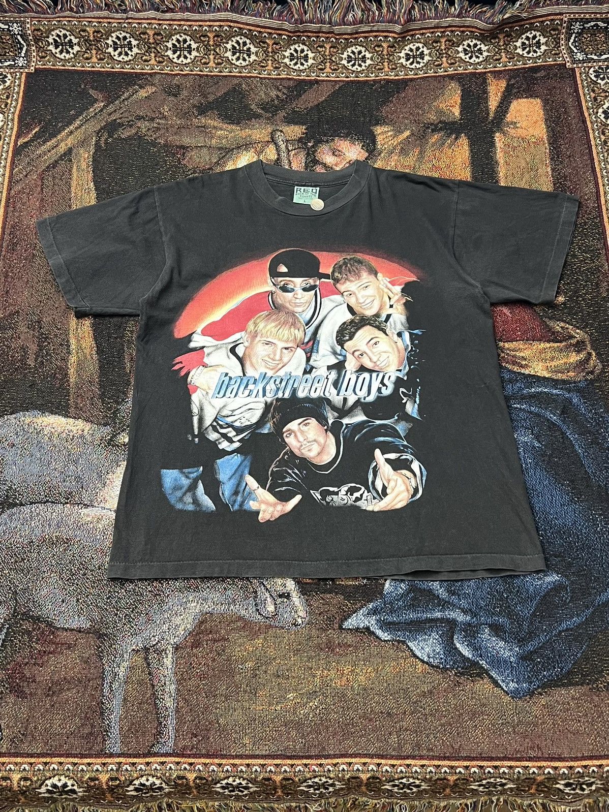 Band Tees Vintage Bootleg Backstreet Boys Tee Size US L / EU 52-54 / 3 - 3 Thumbnail
