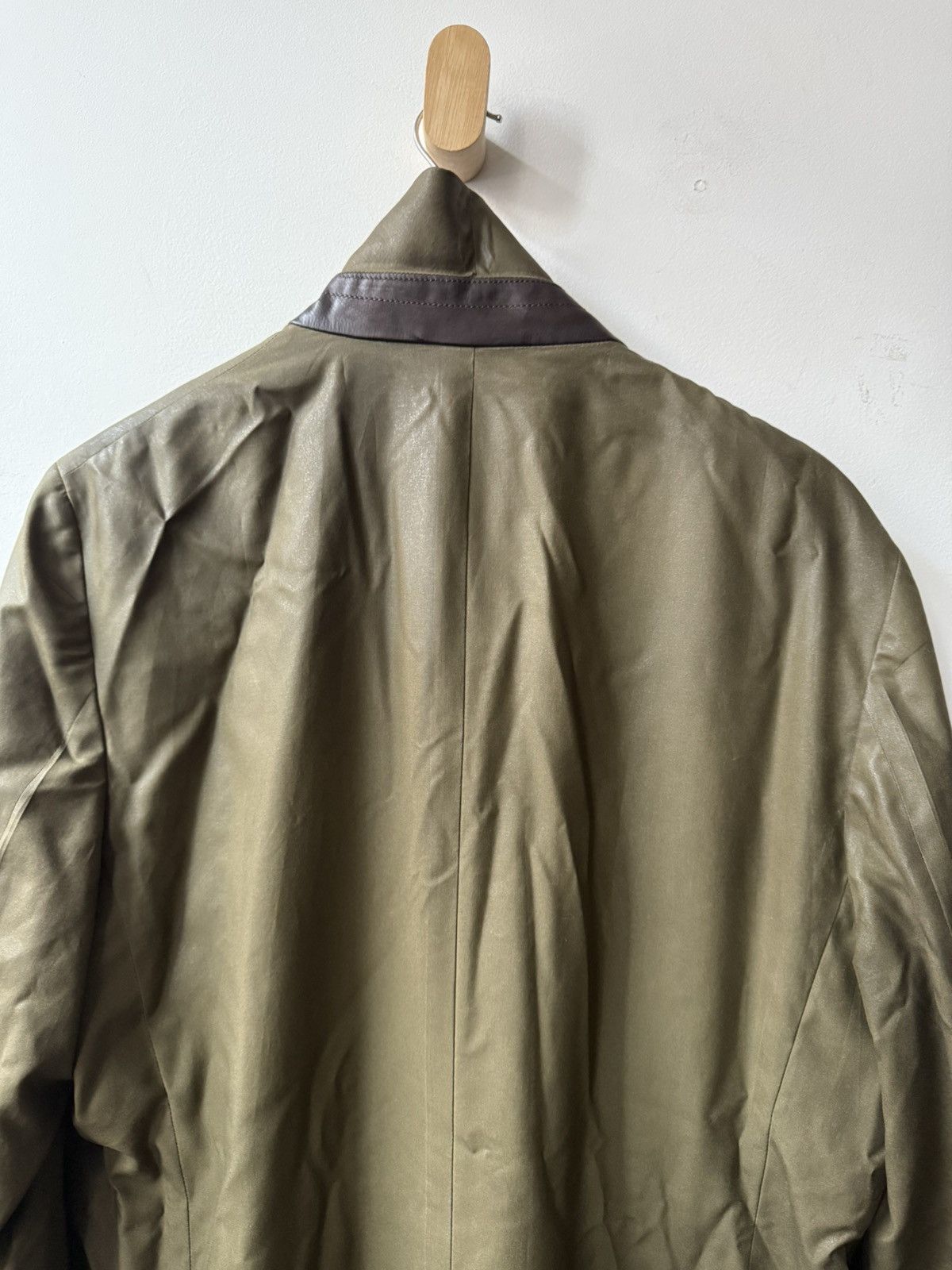 Berluti Berluti X Haider Ackerman 100% Silk Waxed Coat Size US M / EU 48-50 / 2 - 9 Thumbnail