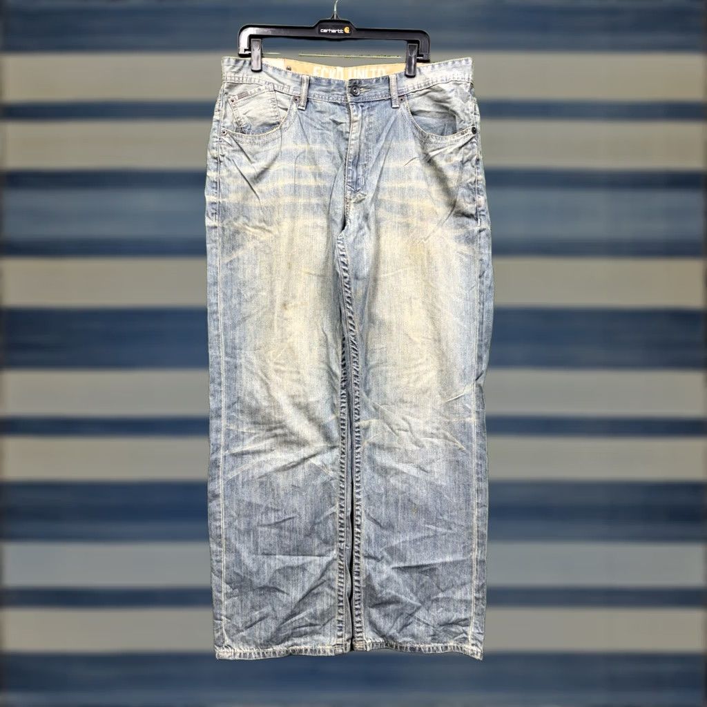 Ecko Unltd. VINTAGE Ecko Unltd Jeans Mens 36 Baggy Fit Skater Wide Leg Grunge 90s Denim Blue Cotton 5-Pocket Relaxed Mens Jeans Size US 36 / EU 52 - 1 Thumbnail