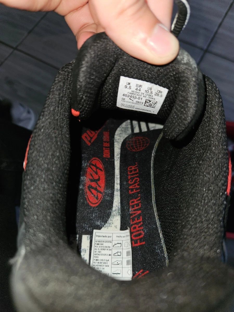 A$AP Rocky × Puma Puma Inhale OG ASAP Rocky Distressed Pack Black Pop Red Size US 10.5 / EU 43-44 - 5 Thumbnail