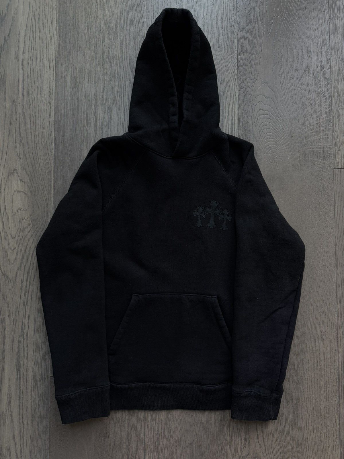 Chrome Hearts Chrome Hearts 711 CH Silver Scroll Black Hoodie Size US M / EU 48-50 / 2 - 1 Thumbnail
