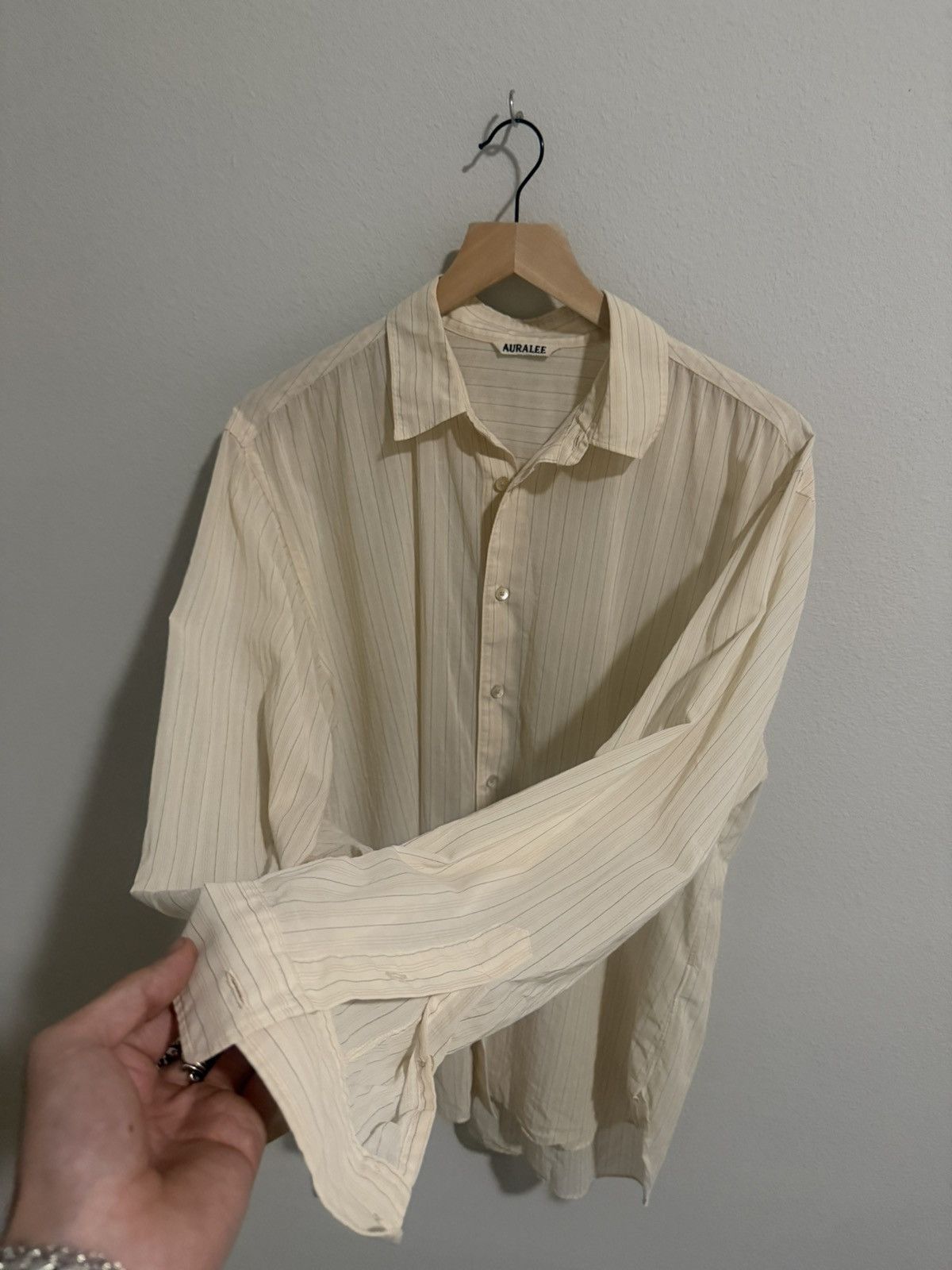 Auralee AURALEE VINTAGE JAPANESE BUTTON UP (XL) Size US XL / EU 56 / 4 - 7 Thumbnail
