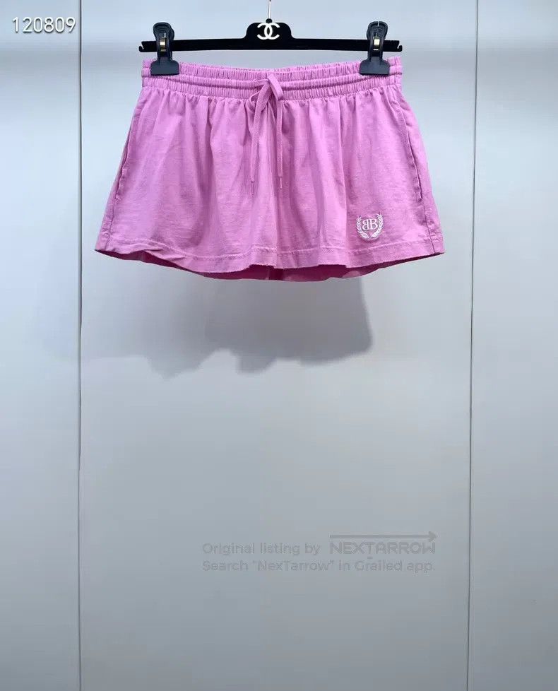 Balenciaga Balenciaga size S Pink drawstring skirt Size 23" - 1 Thumbnail