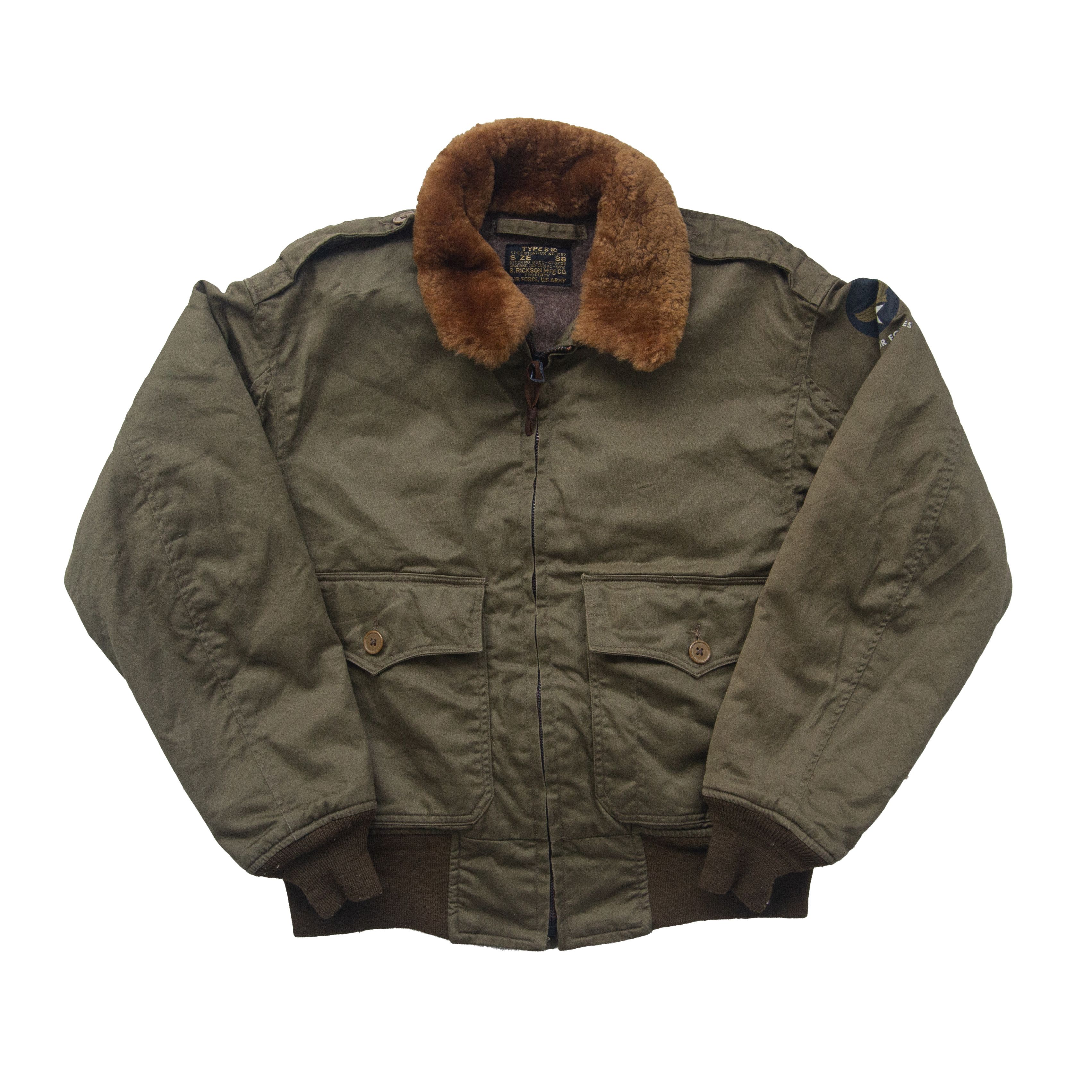 Buzz Rickson's Buzz Rickson b-10 b10 Flight Bomber Jacket US Army Air Force Size US M / EU 48-50 / 2 - 3 Thumbnail