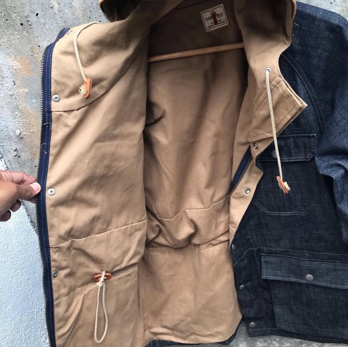 Samurai Jeans RARE Mountain Parka Denim by SAMURAI JAPAN Size US M / EU 48-50 / 2 - 6 Thumbnail