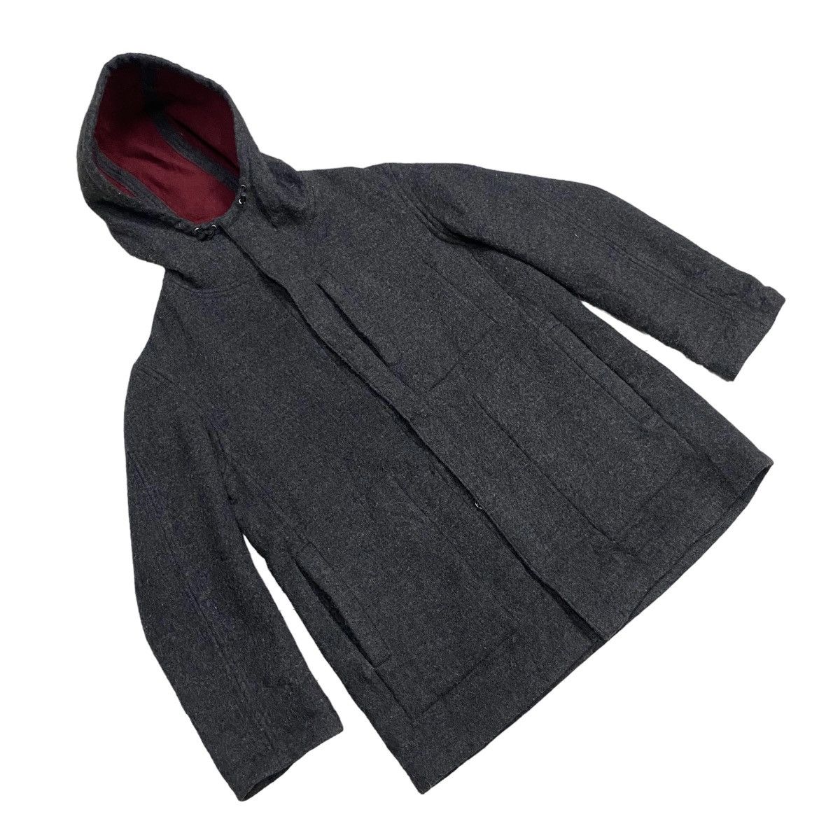 Japanese Brand LUI'S WOOL HOODIE JACKET Size US M / EU 48-50 / 2 - 5 Thumbnail