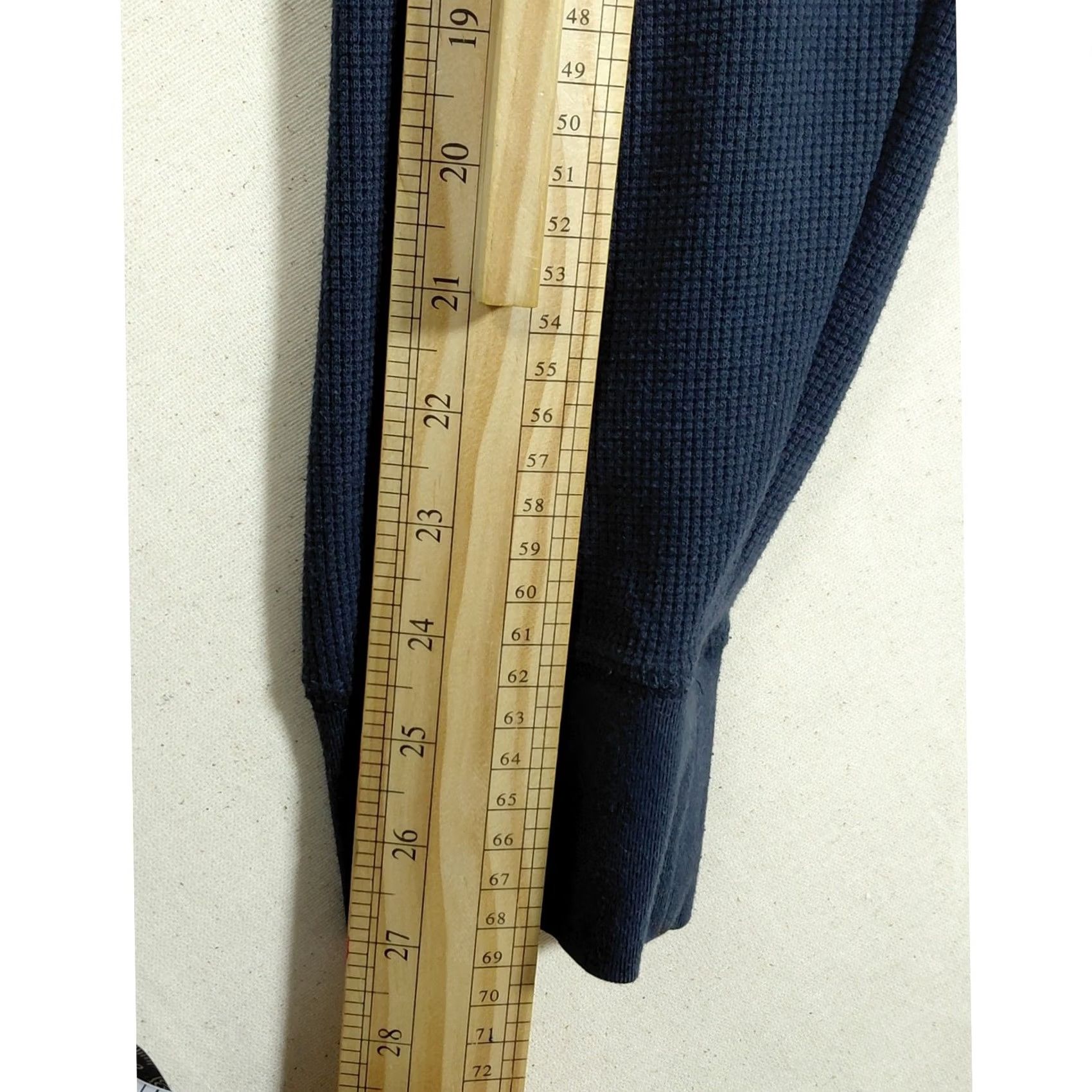Banana Republic Banana Republic Top Mens L Blue Knit Pullover Long Sleeve Solid Collared Size Size US L / EU 52-54 / 3 - 7 Thumbnail