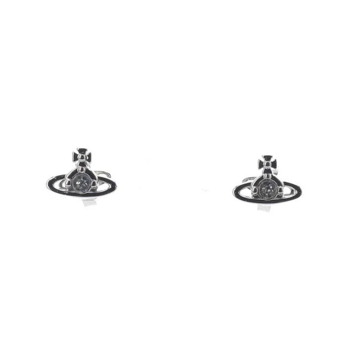 Vivienne Westwood Vivienne Westwood NANO Solitaire Saturn Stud Earrings 0079 Size ONE SIZE - 1 Thumbnail