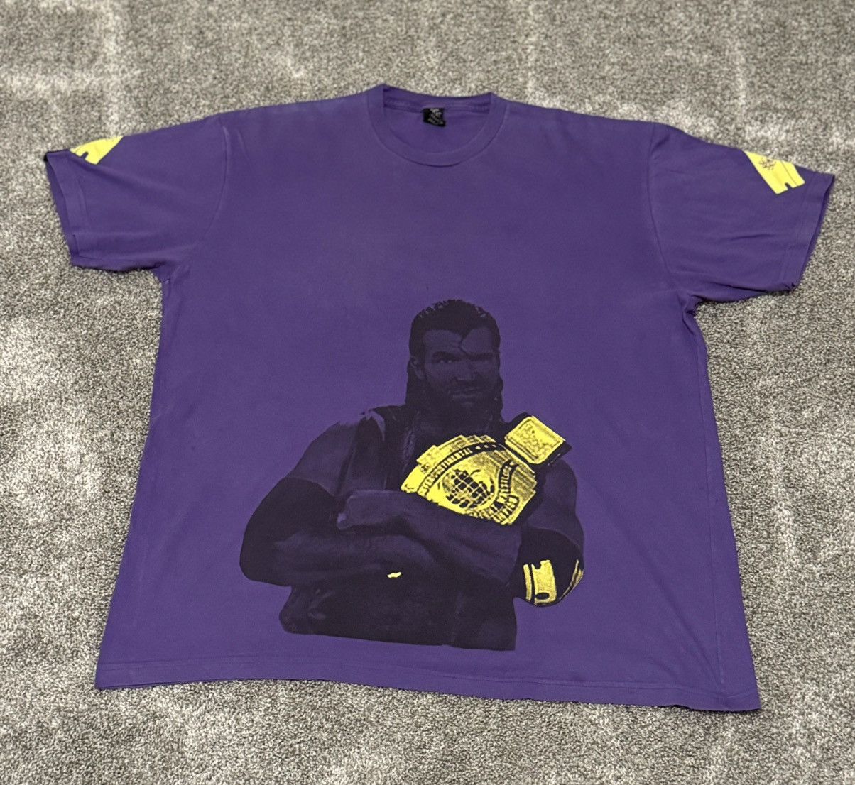 image of Wcwnwo x Wwe Vintage Razor Ramon T-Shirt in Purple, Men's (Size 2XL)