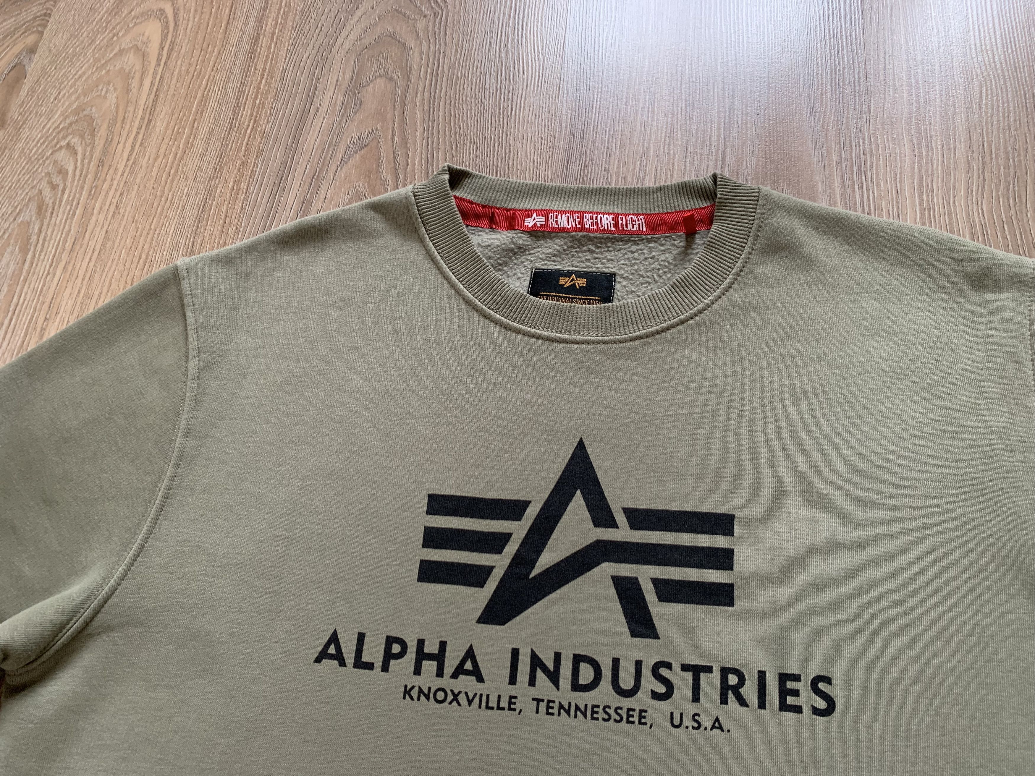 Alpha Industries × Vintage Alpha Industries Vintage Printed Sweatshirt Size US M / EU 48-50 / 2 - 4 Thumbnail