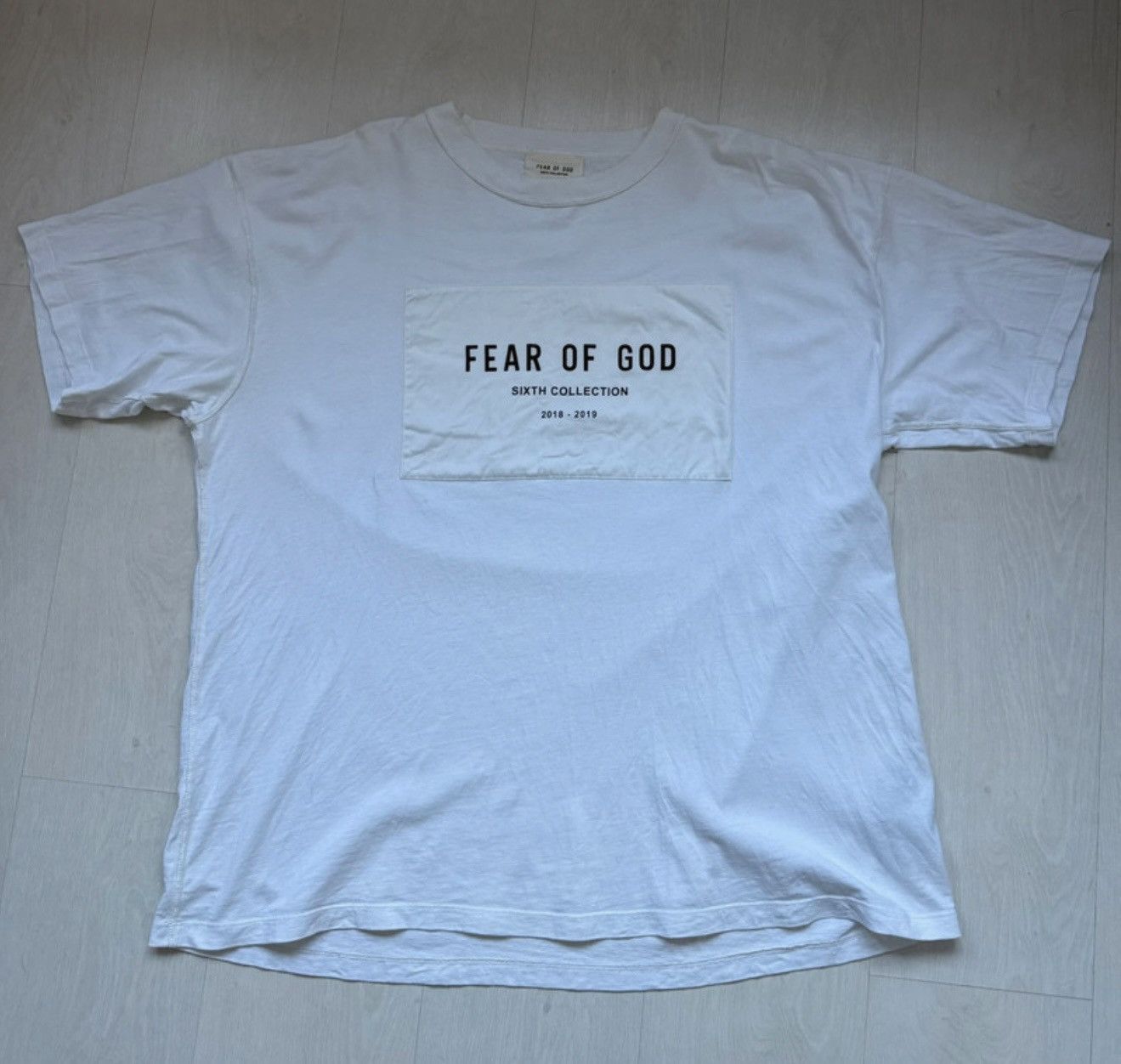トップス fear of god sixth collection sweat tee FEAR OF GOD Sixth Collection Short Sleeve FG Tee | eBay