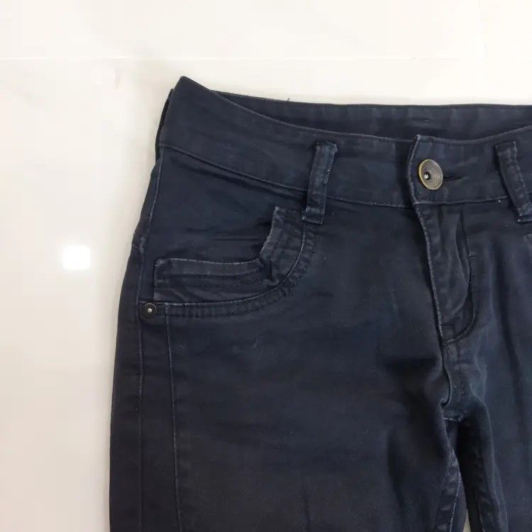 Vintage QUEEN LOW DARK BLUE SKINNY PANT Size US 26 / EU 42 - 4 Thumbnail