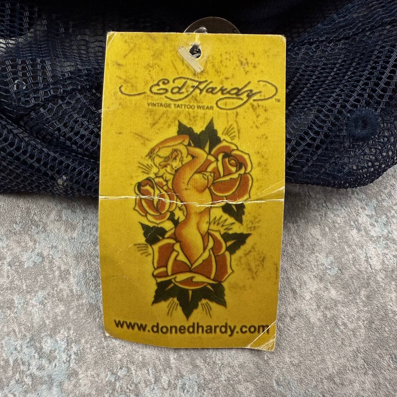 Ed Hardy Ed Hardy Bulldog Smoking Vintage Cap Size ONE SIZE - 6 Thumbnail