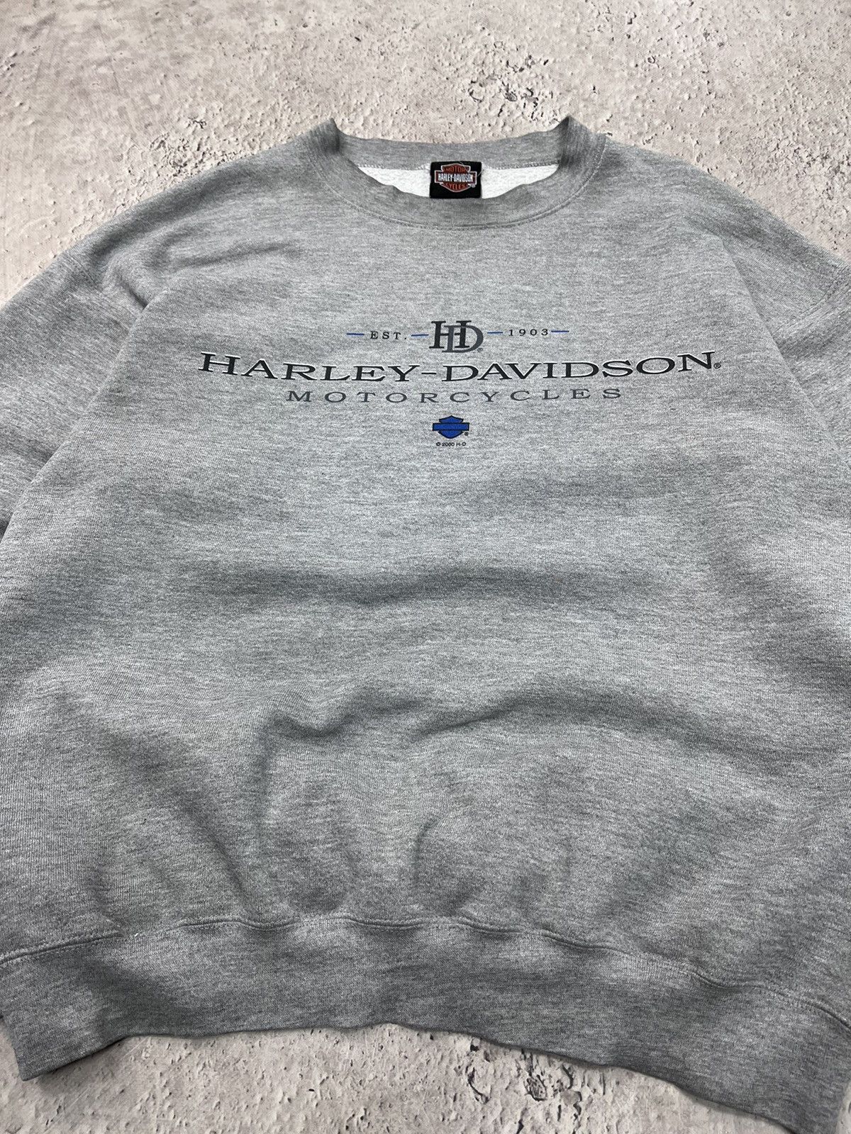 Harley Davidson × Vintage × West Coast Choppers harley davidson y2k lightning bolt skull sweatshirt -xI Size US XL / EU 56 / 4 - 7 Thumbnail