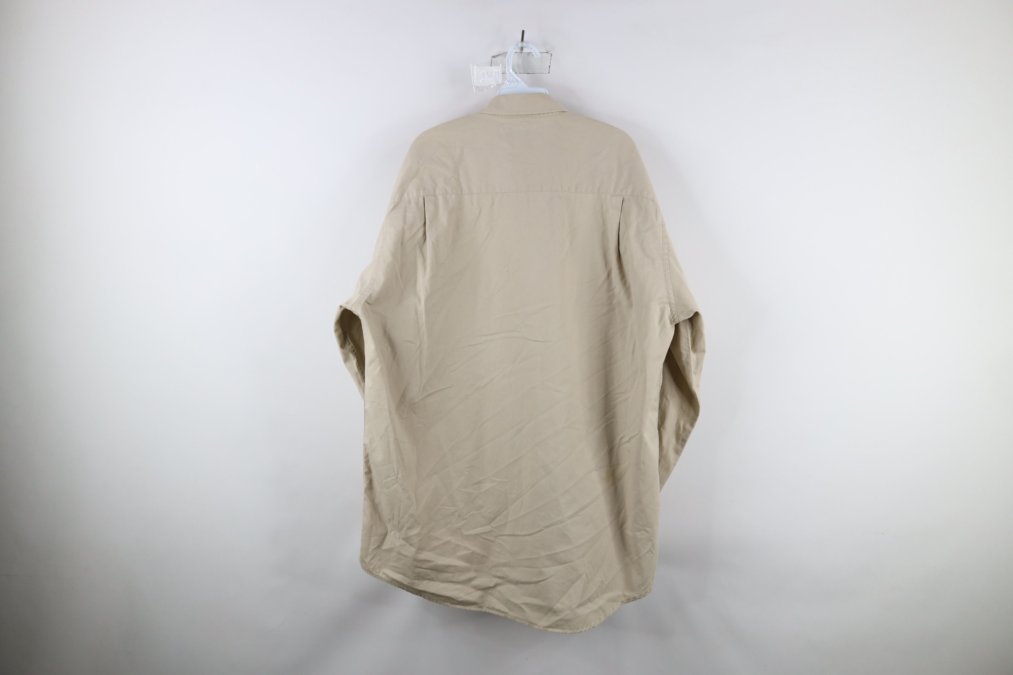 Vintage Vintage Spell Out Corvette Racing Button Down Shirt Beige Size US XL / EU 56 / 4 - 10 Thumbnail