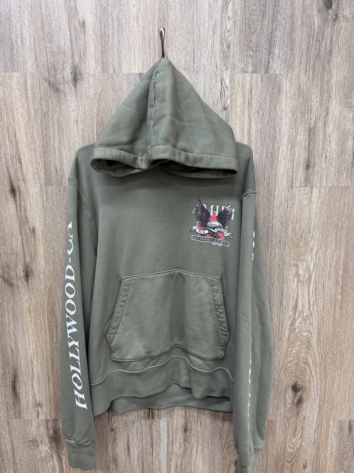 シンプルで人気★【AMIRI】Hollywood California フーディー AMIRI Hollywood パーカー | ブラック | FARFETCH JP