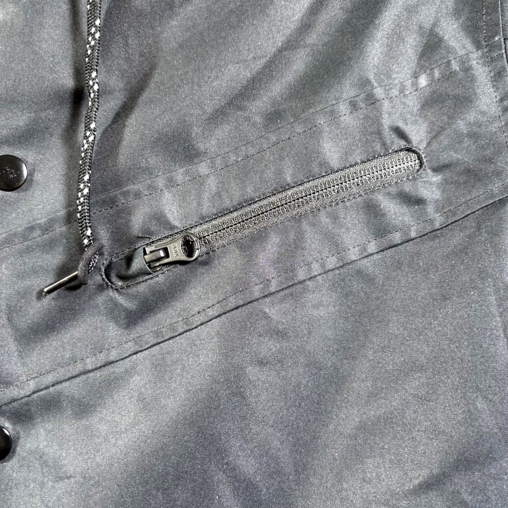 Imperial Imperial Motion Jacket Mens Small Black Snap Button Hooded Travel Outdoor - Shirt/Coat? Size US S / EU 44-46 / 1 - 6 Thumbnail